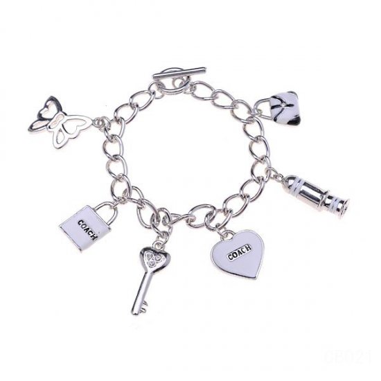 Coach Fashion Charm White Bracelets CVZ | Women